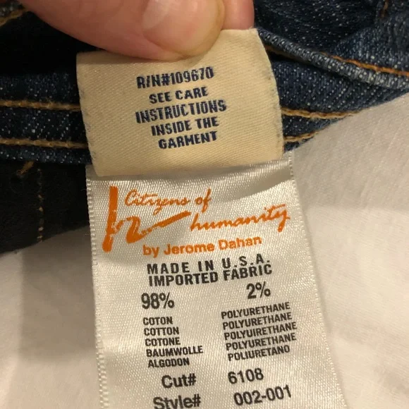 Citizen of Humanity jeans - Picture 4 of 9